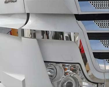 KIT INOX FASCE SPORTELLO E FRONTALE MECEDES 2012