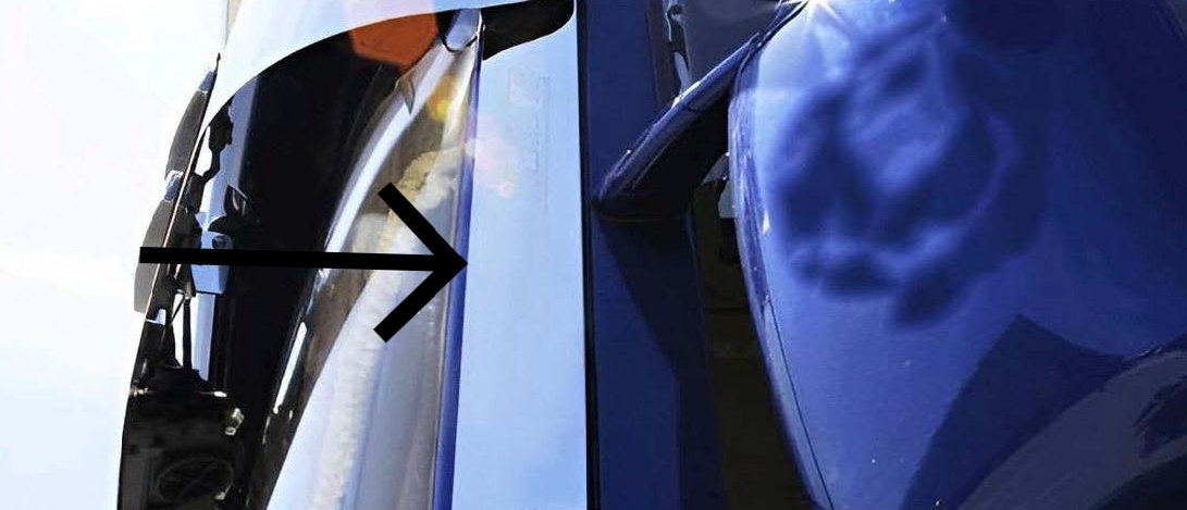 KIT INOX PIANTONE PARABREZZA SCANIA R PZ.2