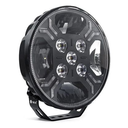 LED Ypsilon 9LED bianco ambra con luce di emergenza a LED 7850lm - Cavo da 3 m | WD-12078.1