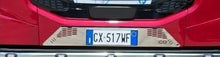 LAMIERA INOX TARGA SEMPLICE IVECO SWAY