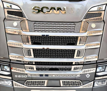 KIT INOX FRONTALE SCANIA S APERTO AL CENTRO PZ.12