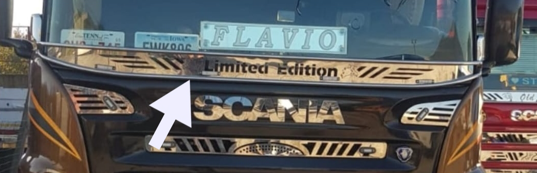 PARATERGI INOX SCANIA STREAMLINE