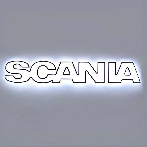 SCRITTA IN 3D RETRO ILLUMINATA ADATTA A SCANIA S