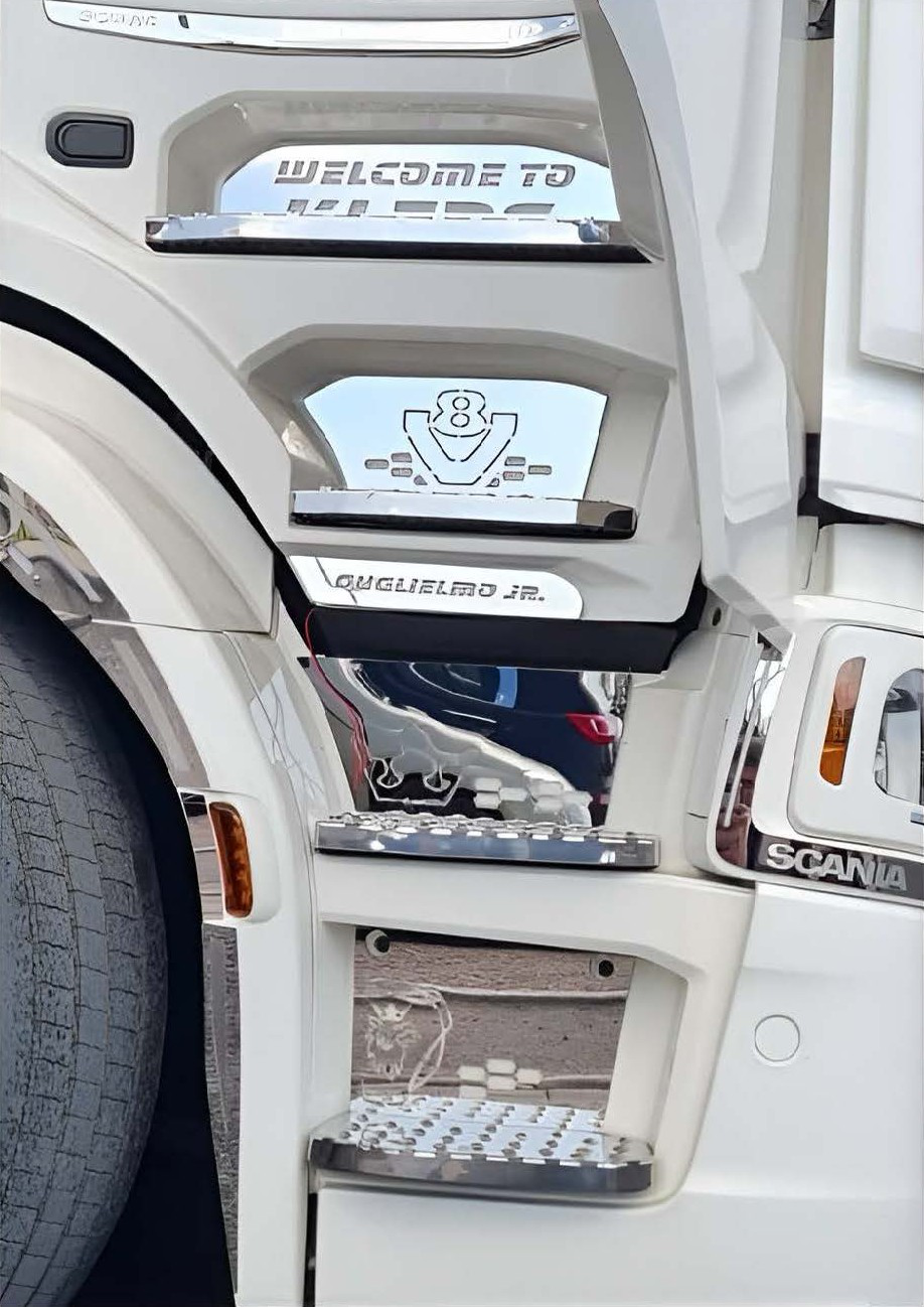 KIT INOX INTERNO PEDANA SALITA SCANIA S PZ.8