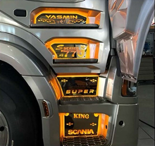 KIT INOX INTERNO PEDANA SALITA SCANIA S PZ.10 ILLUMINATO