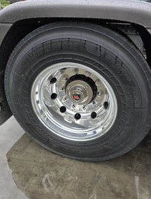 COPPIA COPRIMOZZI POSTERIORI SCANIA R CON LOGO