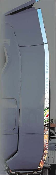 KIT INOX FASCE GUARNIZIONI ALI SPOILER SCANIA S PZ.8