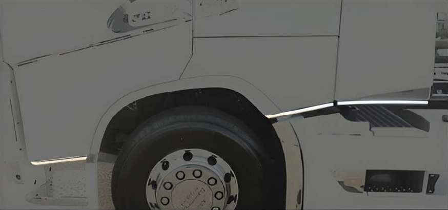 KIT INOX TUBI SOTTOSPORTELLO E FIANCATE DIAM.42 PZ.6