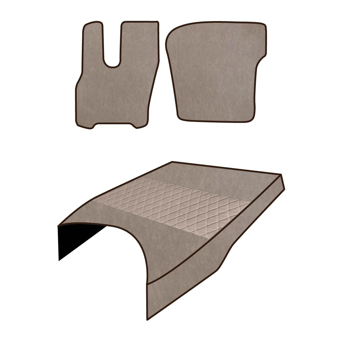 SET COPRICOFANO E TAPPETI - DAF XF DAL 2022 - NEW ROAD