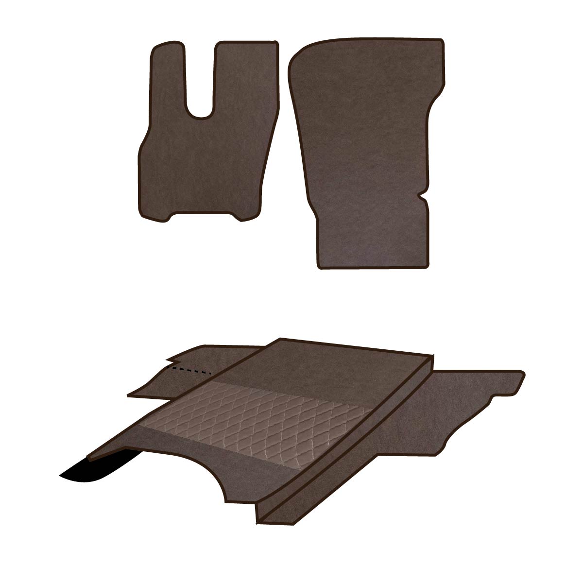 SET COPRICOFANO E TAPPETI - DAF XG - NEW ROAD