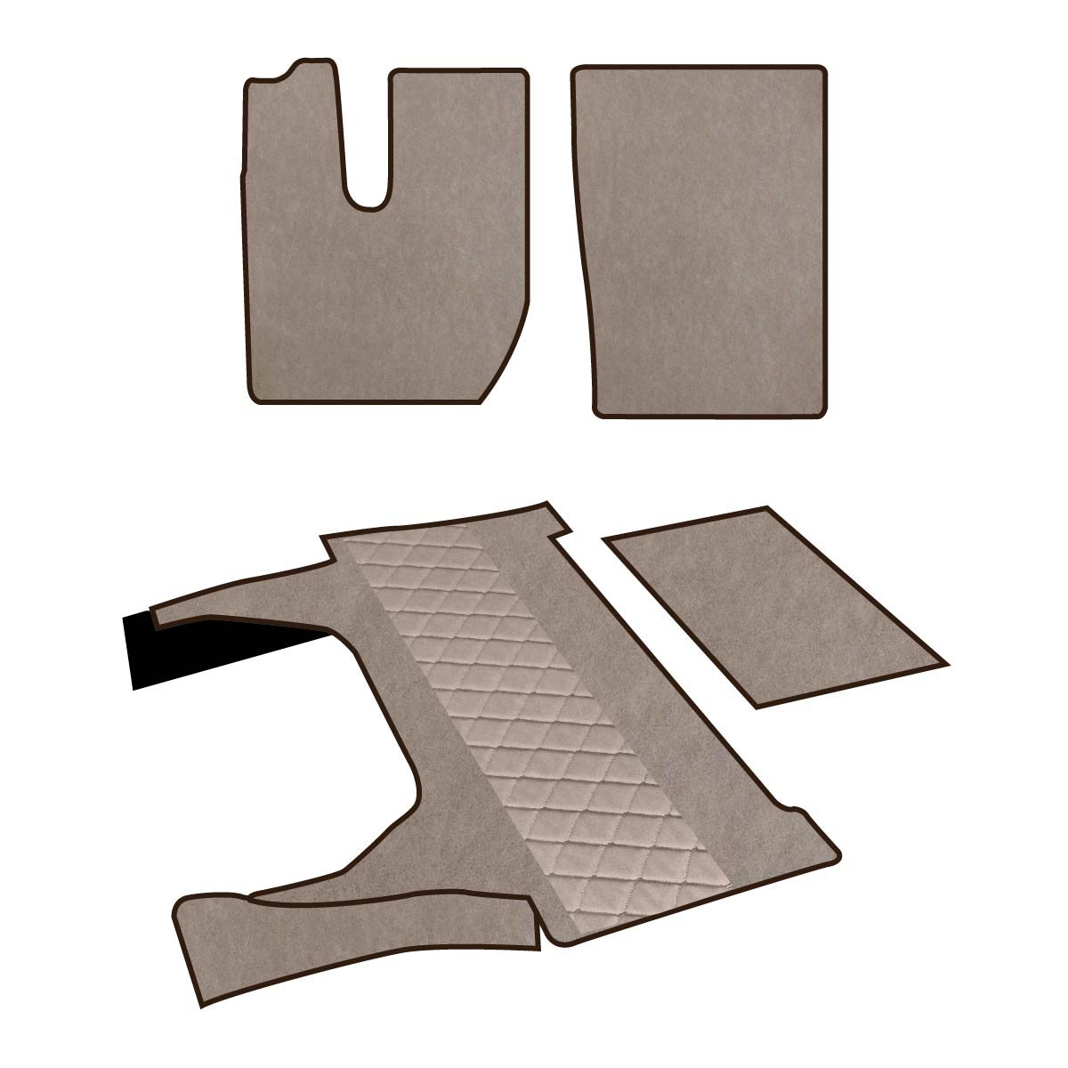 SET COPRICOFANO E TAPPETI - IVECO S-WAY - NEW ROAD