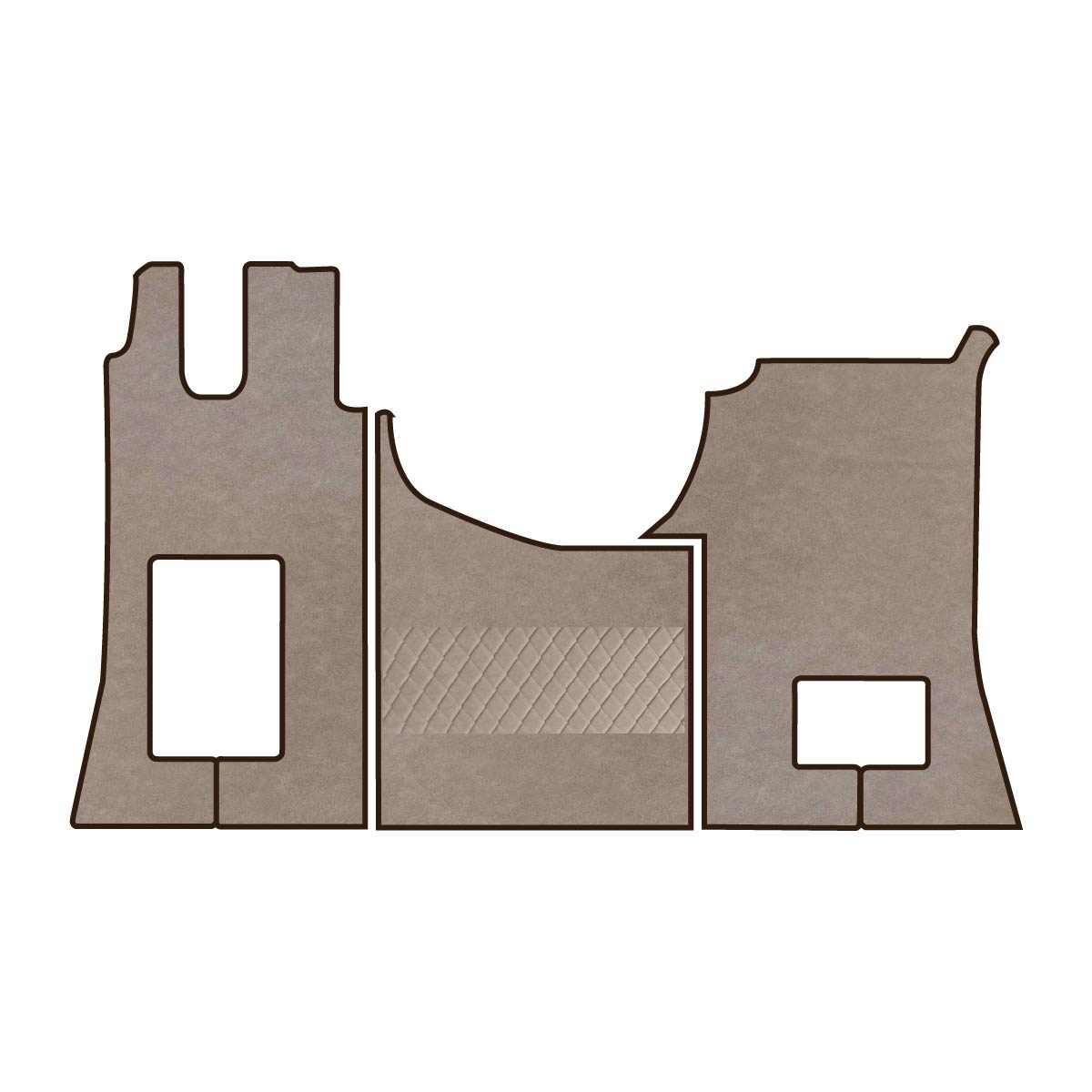 SET COPRICOFANO E TAPPETI - MERCEDES ACTROS DAL 2012- NEW ROAD