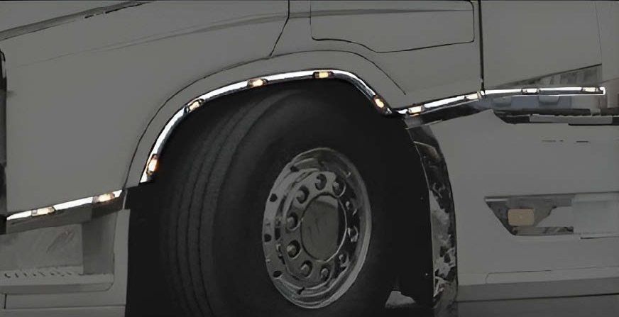 KIT INOX TUBI SOTTO SPORTELLO E FIANCATE FIAM. 42 PZ.8