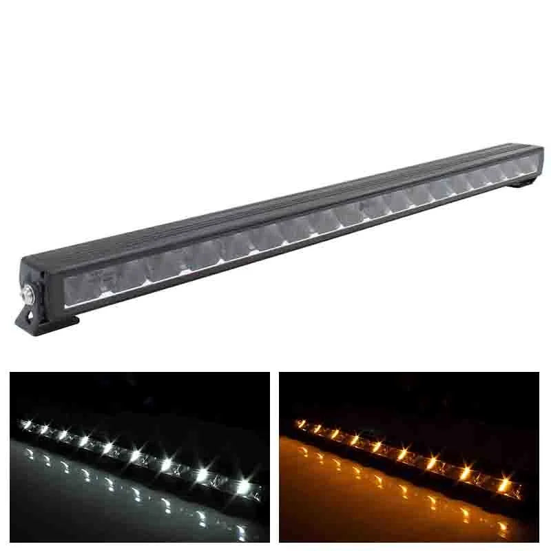 Barra LED Spartan con luci diurne bianche o ambra 14.400 lumen | LD5-128128