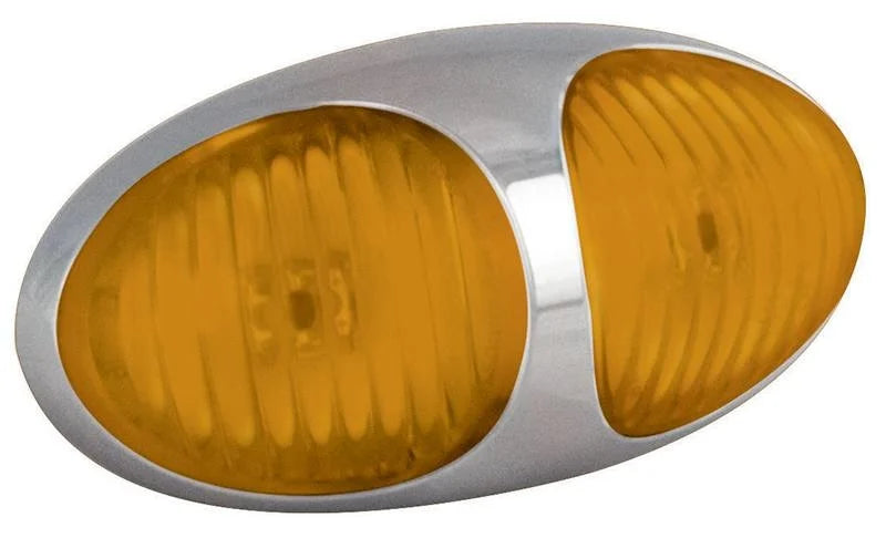 Luce di posizione a LED ambra | 12-24v | 10 cm di cavo | 37CAM2P