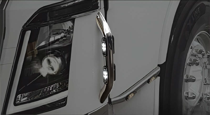 BULLBAR LATERALE FANALINO ANTERIORE VOLVO DIAM.42