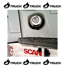 COVER INOX SU TAPPO SERBATOIO PEDANA SALITA SCANIA KING