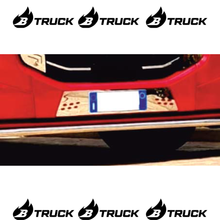 LAMIERA INOX TARGA SEMPLICE IVECO SWAY