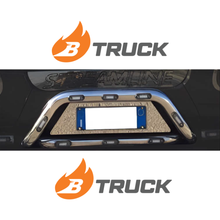 BULLBAR CENTRALE PORTA TARGA D 60 SCANIA CON TUBO RINFORZO