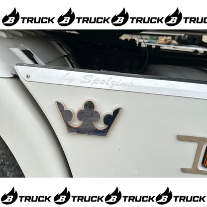 COPPIA CORONE PER CARENA ARANCIO SCANIA S