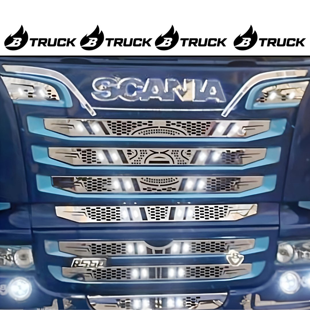 KIT INOX RESTYLING V8 SCANIA R 2010 LED PZ.9