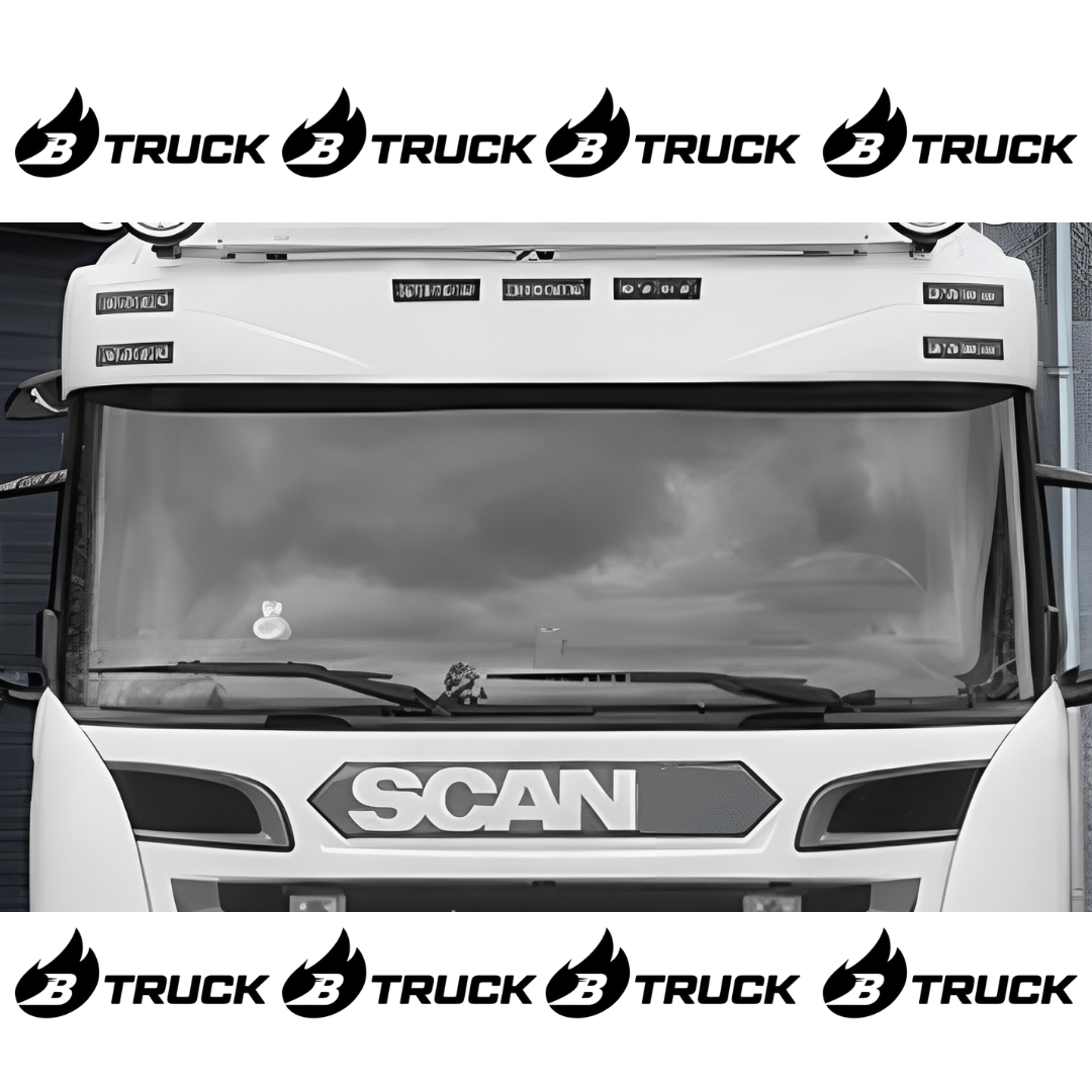 VISIERA PARASOLE SCANIA R2010 IN VETRORESINA CON FORI ORGIN