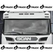 VISIERA PARASOLE SCANIA R2010 IN VETRORESINA CON FORI ORGIN
