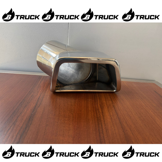 TERMINALE INOX DI SCARICO PER SCANIA STREAMLINE CON GRIGLIA/GRIFONE