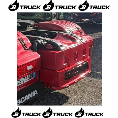 RIVESTIMENTO AGGIUNTIVO SOTTO BOMBOLE POST. SCANIA S CON TARGA INCORPORATO IN VETRORESINA