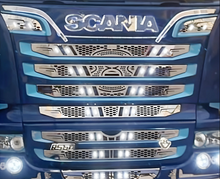 KIT INOX RESTYLING V8 SCANIA R 2010 LED PZ.9