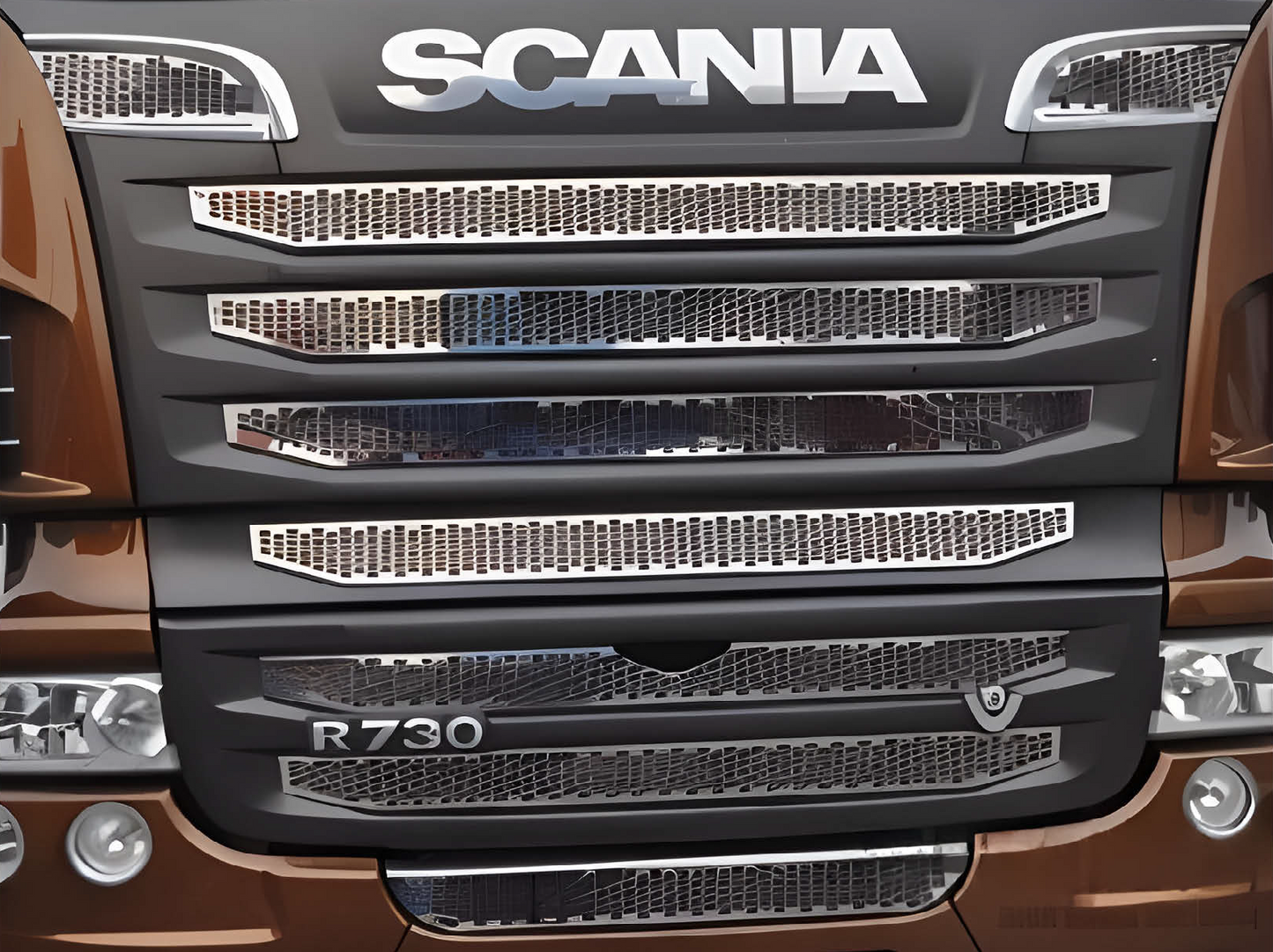 KIT INOX FORO LARGO PER SCANIA R2010