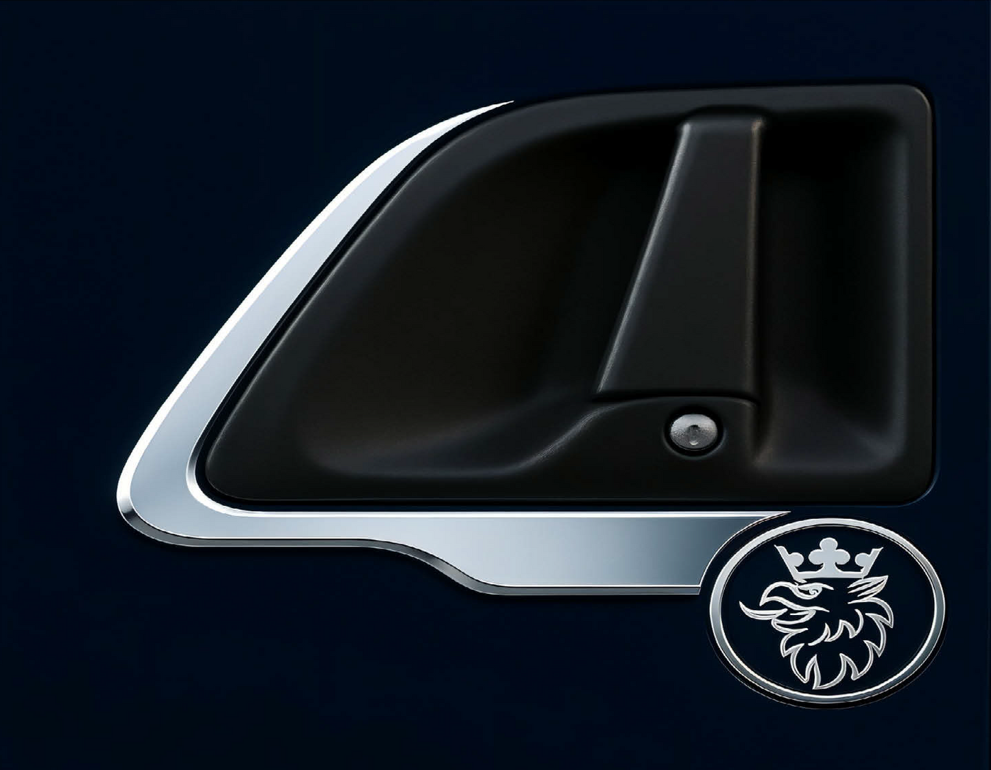 CORNICE INOX MANIGLIA SCANIA SEMPLICE