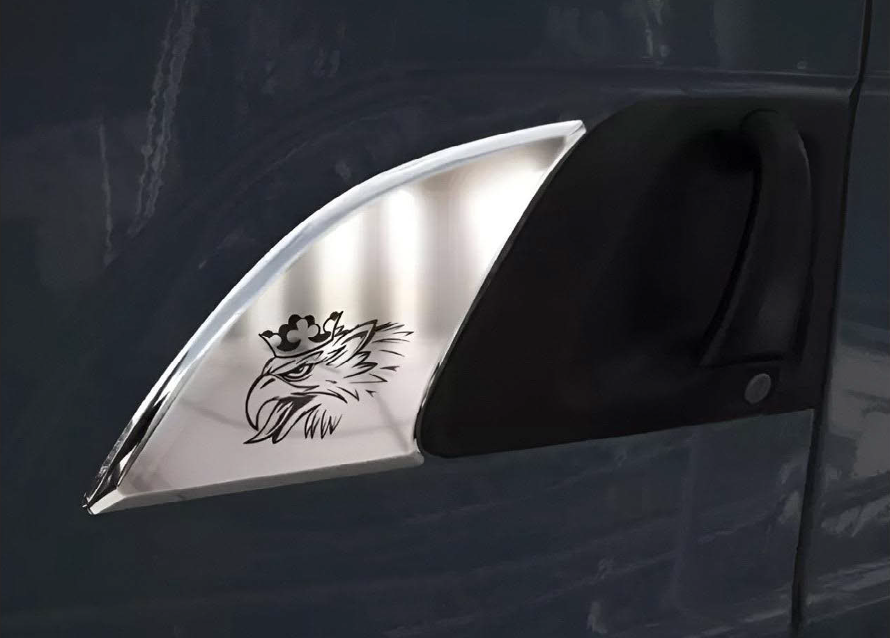 COPPIA APPLICCO LATERALE MANIGLIA SCANIA V8 E/O GRIFFIN