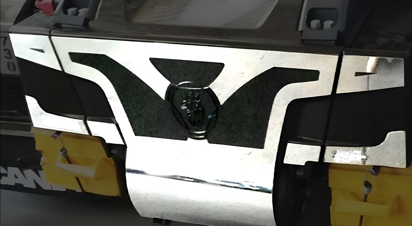 KIT INOX RIVESTIM. COPERTURA PLASTICA BATTERIE POST. SCANIA PZ.7