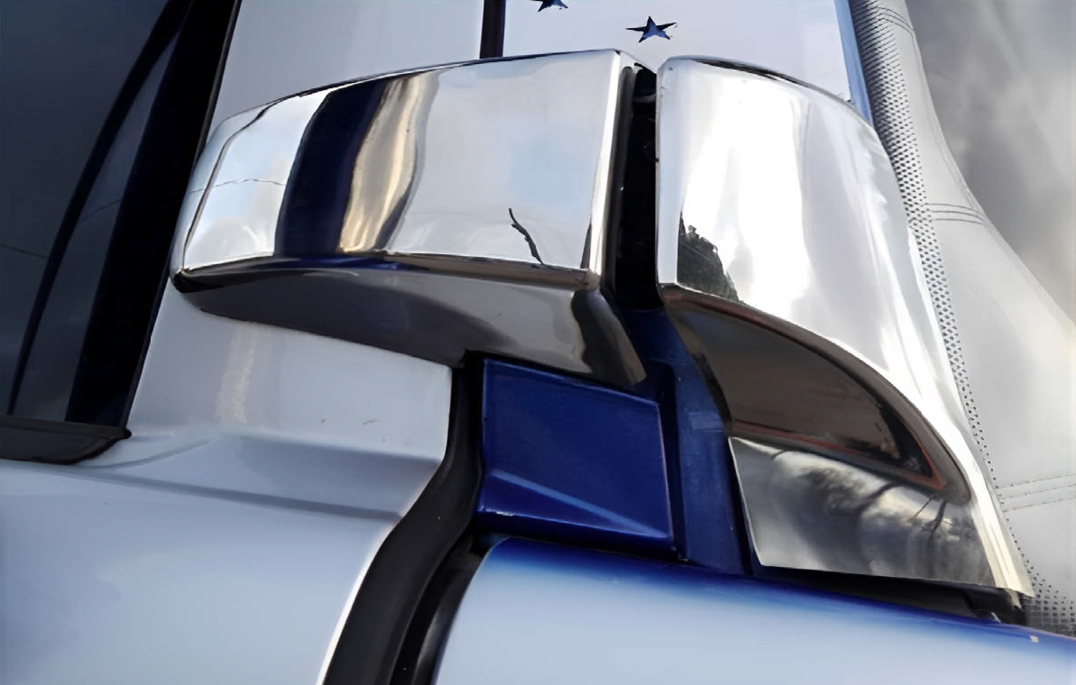 COPPIA APPLICCO INOX CERNIERE PARABREZZA SCANIA R PZ.4