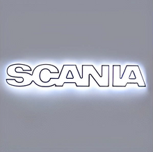 SCRITTA SCANIA ILLUMINATA IN 3D