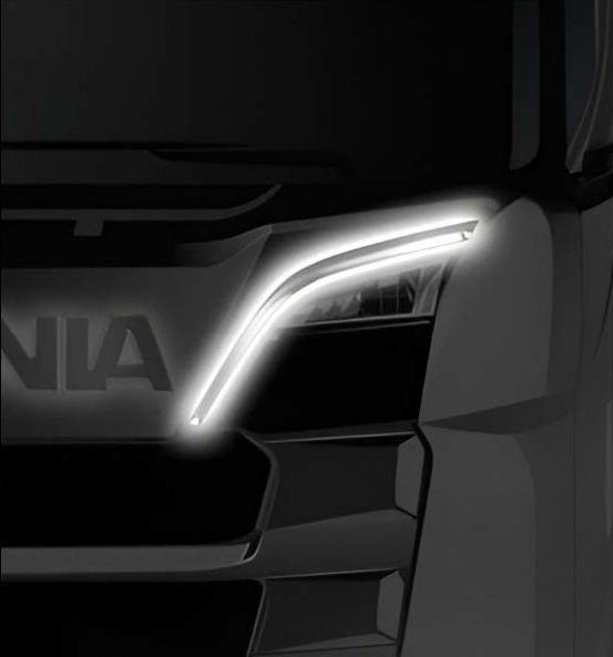 CIGLIA ILLUMINATA ADATTATA A SCANIA STREAMLINE