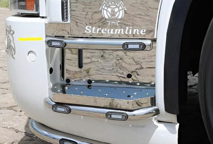 KIT INOX TUBI SOTTOPEDALIERE SCANIA R PEZZI 4