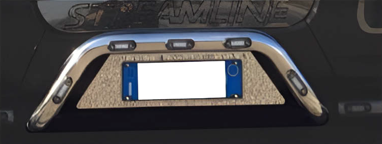 BULLBAR INOX CENTRALE PARAURTO SCANIA DIAM. 60 SENZA LAMIERA