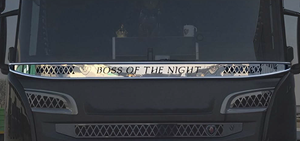 BULLBAR PROTEZIONE PARABREZZA SCANIA CON LAMIERA INTERNA