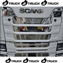 KIT INOX FRONTALE SCANIA S MASCHERA FORATO A V