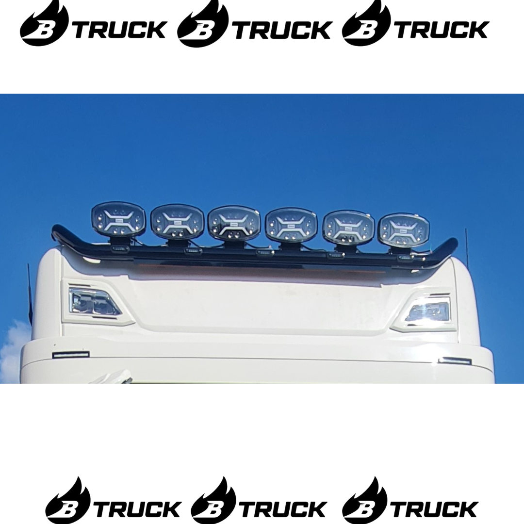 BULLBAR TETTO LUNGO SU CABINA SCANIA S 45G SATINATO