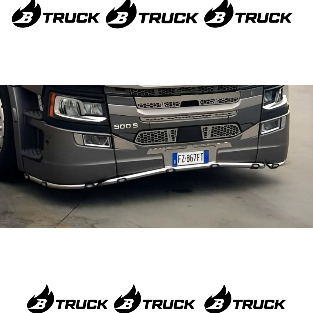 TUBO PORTATARGA INOX SCANIA S D.42