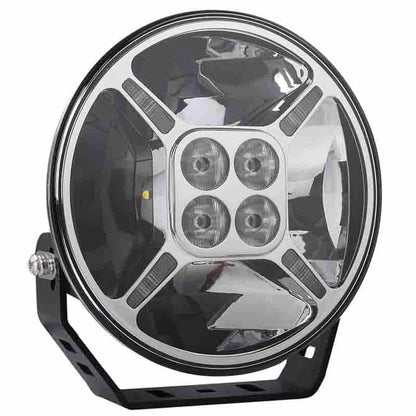 Faretto a LED cromato con luci diurne | 12.000 lumen | 9-36v | WD-80120C.1