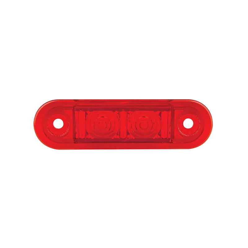 Luce di posizione a LED rossa da incasso | 12-24v | 20cm di cavo | 7922RMB