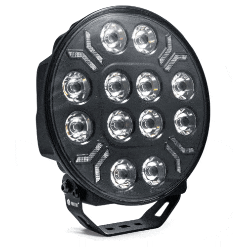 LED Ypsilon 12LED bianco-ambra con luce di emergenza a LED 8000lm - Cavo da 3m | WD-12080.1