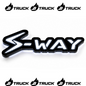 SCRITTA SWAY IN 3D ILLUMINATA ADATTA PER FRONTALE E CARENE