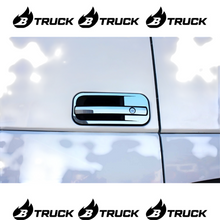 COPPIA RIVESTIMENTO INOX SU MANIGLIA DAF XF 106