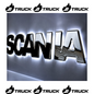 SCRITTA SCANIA ILLUMINATA