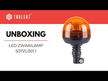 Lampeggiante a LED ambra | R65 | con staffe di fissaggio Flexi DIN | 12-24v | S07ZL001.1